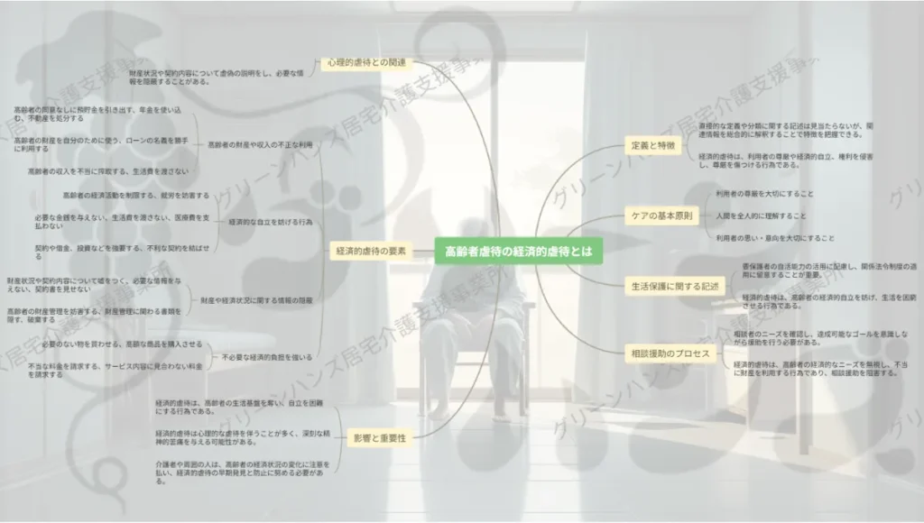 高齢者虐待の経済的虐待とは